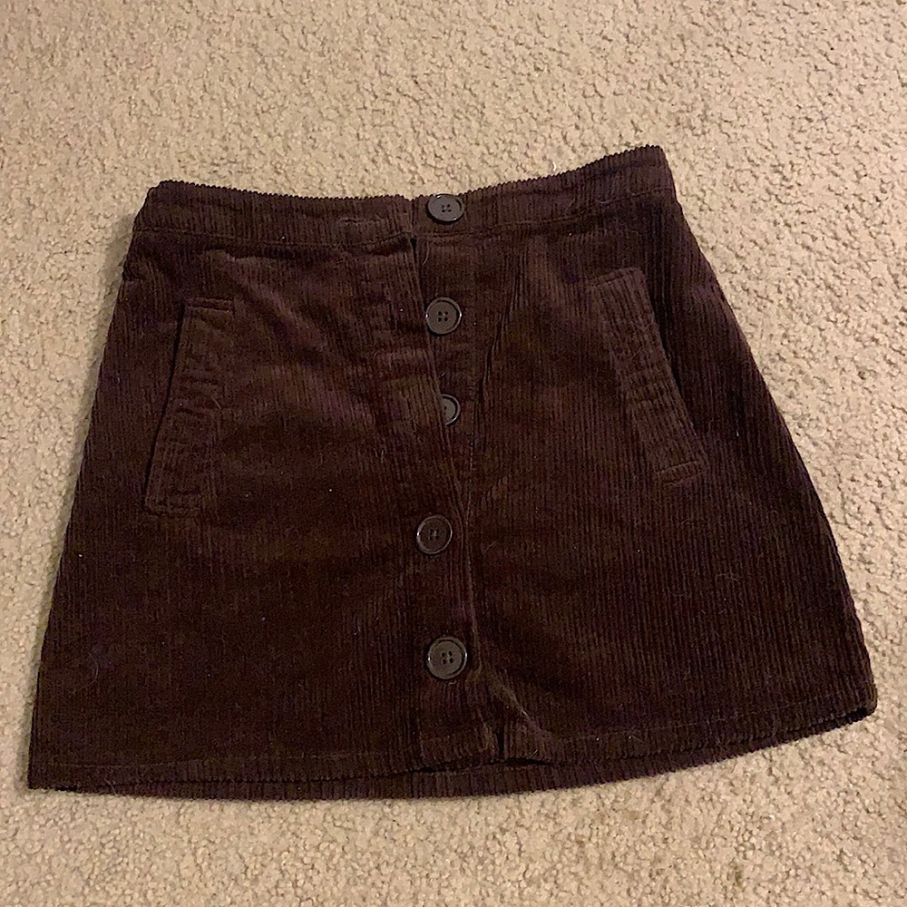 Forever 21 Brown Corduroy Skirt